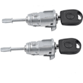 Miniatyrbillede 3 af 5: 2 stk. låsecylinder til B5 3B (96-05) til venstre og højre dør låse nøgle 3B0837167 3B0837168