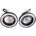 Miniatyrbilde 3 av 5: 2 stk Bil Tåkelys 3,5 Tommer LED Halo Ring Lampe 30W 1200LM 6000k til 7000K COB Åpning DRL Kjørelys