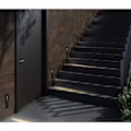Miniatyrbillede 5 af 5: Udendørs Forsænket Væglampe 3W 3000K LED Varmt Hvid Trappebelysning IP54 Vandafvisende Væglamper til Gange Indendørs Have, Aluminium, Mørkegrå