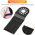 Miniatyrbilde 4 av 5: 20 Pakk Universelle Oscillerende Sagblad, Multiverktøy Starlock Plus 34mm Blad Presisjons Multiverktøy Rask Utgivelse Oscillerende Sagblad for Bosch Woo