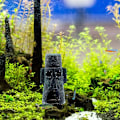 Miniatyrbilde 3 av 5: Akvarium Ornament Fiske Tank Ornament Harpiks Fiske Tank Jul-toksisk Ornament Akvarium Ornament Liten Fiskehus Akvarium Ornament Kunstig Hule