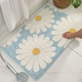 Pikkukuva 3 / 5: Daisy Kylpyhuoneen Matto Pohjoismainen Pehmeä Kylpyhuoneen Lattiamatto Imuva Liukumaton Kylpyhuoneen Matto Ovi Matto Koti Sisustus