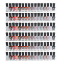 Miniatyrbild 1 av 4: 6-pack transparent akryl nagellackshylla, väggmonterad organizerhållare (6-pack)