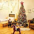 Miniatyrbilde 5 av 5: Juletrærstjerne Topper, 10 Tommers Juletrærstjerne Topper Juledekorasjon Glitter Toppstjerne for Juletrærpynt Innendørs Festdekor