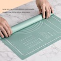 Miniatyrbillede 4 af 5: Silikone Dejgningssheet Rullekævle Bageværktøj til Udrulning af Dej Pizza Non-Stick Holder Maker Køkken Grøn