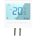Miniatyrbilde 1 av 5: Programmerbar termostat, høy presisjon stor LCD-skjerm termostat, for stue, soverom, spisestue, AC230V