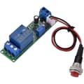DC 12V Timer Switch-modul, justerbar fördröjningstimerrelämodul med hög precision, tidsintervall 1-10 sekunder