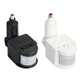 Miniatyrbillede 1 af 5: Bevægelsessensor 12V 220V/110V PIR Automatisk Infrarød Bevægelsesdetektor Vægmounted Timer Udendørs 24V LED Bevægelsesdetektor Lyskontakt 1 stk (12V, Hvid)