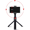 Miniatyrbillede 3 af 5: Bluetooth Selfie Stick med Fjernbetjening Stativ til Monopod til , Hvid