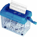 Miniatyrbillede 1 af 5: Papirshredder/A6 Mini Bærbar Manuel Papirshredder Lige Skæring Bærbar Papirshredder Kontor Familie Breve Regninger Vigtigt Dokument Shredder B