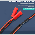 Miniatyrbild 3 av 5: 11 st JST-splitter JST-hane Y-kabel JST till JR-adapter för -4 batterimotor kylfläkt ESC fjärrkontrollbil