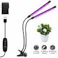 Miniatyrbillede 2 af 5: LED Vækstlys med Forsinkelsesfunktion 3 Tilstande 9 Lysstyrke 360° Dæmpbar Justerbar Plantelys til Indendørs Planter Hydroponik Havebrug Drivhus (20W