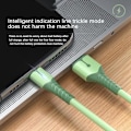 Miniatyrbillede 4 af 5: Datakabel -B, Oxygen Pure Copper Core Flydende Silikone Datakabel med Lys til Android (1,5M, Blå)