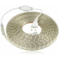 Miniatyrbilde 1 av 4: LED-stripe, Vanntett LED-stripe, Lyssterk LED-stripe 220v, 5050 IP65 Vanntett LED-stripe, Varmt Hvit (4m)