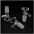 Miniatyrbillede 3 af 5: 10 stk Glas Tragt 14mm Glas Tragt Adapter Manuel klar glas tragt skål