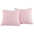 Pikkukuva 1 / 5: 2 kpl - 60x60cm Vaaleanpunaiset Tyynynpäälliset Mikrokuitu Vetoketjullinen Tynynpäällinen