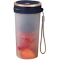 Miniatyrbillede 1 af 5: Bærbar elektrisk juicer USB genopladelig håndholdt smoothie blender frugtmiksere mad juicer maskine, blå