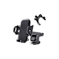 Miniatyrbilde 1 av 5: Mobiltelefonholder for frontrute/luftventil/mobiltelefon dashbord for 360 graders rotasjon, universell holder med søt grep kompatibel