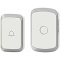Miniatyrbild 1 av 5: Trådlös Dörrklocka, Smart LED Dörrklocka för Hemmet, 1 Dörrklocka och 1 Knapp Inom 300 Meter, Svart