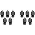 Miniatyrbillede 1 af 5: 10 stk./sæt 3D-printerdele MK8 hærdet ståldyse 1,75 mm 0,4 mm til 3 CR10 CR10S Hotend Kit