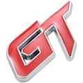 Pikkukuva 3 / 5: 3d Gt -logotarra, muodikkaat auton sisustustarrat Focus 2 3 Fiesta Mondeo Mk2 - punainen hopea