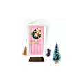 Miniatyrbilde 2 av 5: Pcs Miniatyrspill-leker Mini Resin Desktop-pynt Julekranser Kunstutstyr for 1/12 Dukkehus -