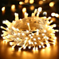 Miniatyrbillede 1 af 5: 15M 100 LED Julelys Indendørs Udendørs Lysstreng 8 Tilstande Vandafvisende Feelygter Klar Kabel til Hjem Fest Bryllup Juletræ Dekoration