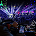 Pikkukuva 3 / 5: Auton LED-sisävalot 48 RGB-LED:tä Auton tarvikkeet Sisänauhat 4 kpl 6,2 m Bluetooth-sovelluksella LED-tunnelmavalaistus Autonauha USB-portti ja LED