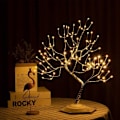 Miniatyrbilde 1 av 5: Bonsai Trelys Lampe, Kunstig Tre LED Lys, 8 Moduser 20\"/50cm 108 LED Skrivebordslampe Søt Romdekorasjon, for Hjem/Bryllup/Fest/Festival/Ch