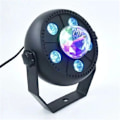 Miniatyrbilde 2 av 5: LED Discokule 2 i 1 6X3W RGBW DMX Kontroller Lyseffekt Klub Bar Bryllup Dekorasjon EU-kontakt