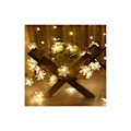 Miniatyrbillede 5 af 5: Lysguirlande, Snefnug Lysguirlande, 6M 40 LED Indendørs og Udendørs Julelys, til Hjemmefest Dekoration, Juleguirlande, Juletræ