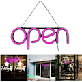 Miniatyrbild 1 av 5: LED-ljuspanel Öppen LED-panel Displaypanel LED-belysning Ljusstark Neon-skylt för Fönsterbutik Bar Café Restaurang Ljusskylt - Fei Yu