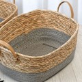 Miniatyrbillede 4 af 5: 1 stk. serie flettet pilekurv til opbevaring af desserter til husholdningen til opbevaring i hjemmet