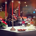 Miniatyrbilde 4 av 5: 3-armet lysestake i metall for bursdagsfest, seremoni, bryllup og stearinlysdekor