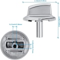 Miniatyrbilde 2 av 5: 1 stk oppgradert 5304525746 langskaftet komfyr knotter erstatning, kompatibel med gasskomfyr ovns knotter