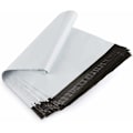 Miniatyrbilde 1 av 5: 100 stk plastfraktposer 35 x 45 cm plastkonvolutter fraktposer hvit farge postposer vanntett og rivesikker -