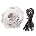 Miniatyrbillede 4 af 5: Multi-Color Crystal LED Lys Base Automatisk Blinkende Base Farve Show Stand Belyste Display Plade med Flad Top Overflade