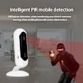 Miniatyrbillede 5 af 5: GH9 WiFi Indendørs Overvågningskamera 100% Trådløs Web Infrarød Nattesyn Cloud Storage Velegnet til Hjem Butik Kontor