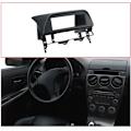 Miniatyrbilde 2 av 5: 1 DIN bilradio fascia montering for 6 Atenza 2002 2003-2007 dashbord dashbord stereo ramme omgitt panel