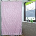 Pikkukuva 3 / 5: Sekoitetut ja yhdistetyt kirjotut tylli pimentävät verhot, kaksinkertaisesti eristetyt maitoverhot, tyttöjen makuuhuoneeseen, (1 paneeli, 52W X 84L tuumaa, )