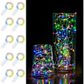 Miniatyrbild 1 av 5: 10-pack 2m Fairy Lights 20 LED Batteridrivna Vattentäta Koppartrådsstjärnsträngar för DIY Julbröllop Festdekoration (Flera