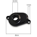 Miniatyrbillede 4 af 5: Air Cooler Flush Kit med adapter til udskiftning til 6.0L 2003 2004 2005 2006 2007 2008 2009 2010, Sort