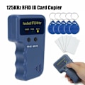 Miniatyrbillede 4 af 5: 125KHz EM4100 RFID-kopimaskine, -skriver, -duplikator, -programmering, -læser + T5577 EM4305 ID genbeskrivelige nøglebrikker, -kort