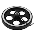 Miniatyrbillede 1 af 5: 300 mm x 10 mm Industriel Aluminium Gummi Måle Encoder Meter Hjul til Industriel Encoder