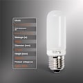 Pikkukuva 3 / 5: 1 kpl E27-tyyppinen 150W 250W putkilamppu 220V-240V SK400WII DP600W valokuvausflashin mallinnusvalolle