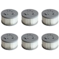 Miniatyrbillede 1 af 5: 6 stk. HEPA-filter til JV85/JV85 Pro/H9 PRO håndholdt støvsuger