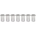 Miniatyrbilde 4 av 5: Aluminium Plate Nut Insert Nut Sølv Tone 20stk