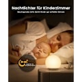 Miniatyrbillede 5 af 5: Natlampe til Børn, Natlampe til Baby, Natlampe - Dæmpbar, RGB Farveskiftende, USB Sideindladning