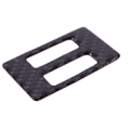 Miniatyrbild 3 av 5: Kolfibers inre luftutlopps knappkåpa trim för Audi A4 B8 A5 Q5 2009-16
