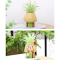 Miniatyrbillede 5 af 5: Sød pige dyr harpiks pot sukkulent kaktus planter skrivebord mini have ornament (stil D)